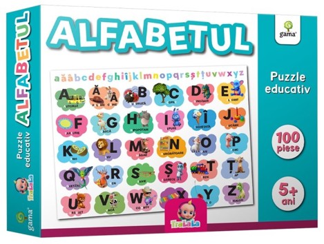 Alfabetul. Puzzle educativ