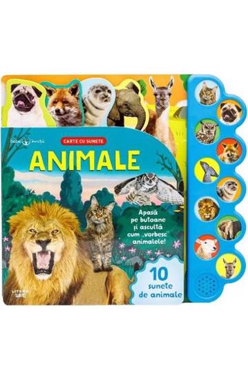 Bebe invata. Animale. Carte cu sunete