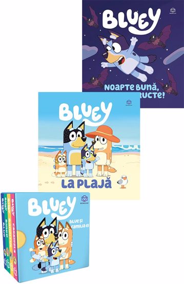 Bluey - Noapte buna liliac de fructe! + La plaja + Blue si familia ei