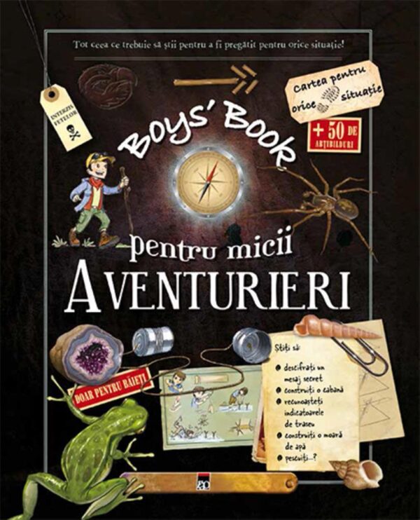 Boy's book pentru micii aventurieri