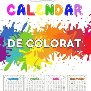 Calendar de colorat de perete