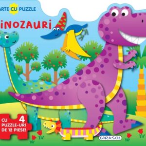 Carte cu puzzle - Dinozauri