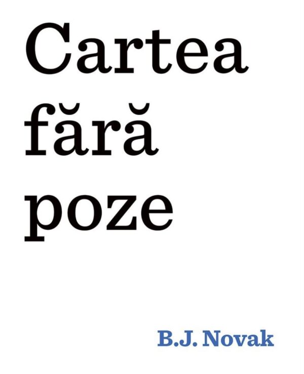 Cartea fara poze