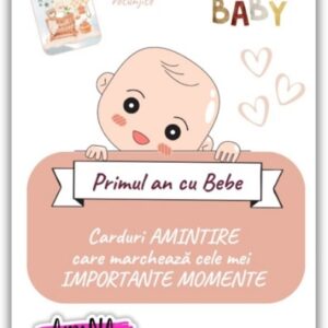 Cartonașe Primul an cu Bebe - Unisex