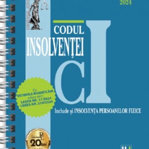 Codul insolventei Octombrie 2024 Ed. Spiralata