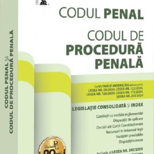 Codul penal si codul de procedura penala Septembrie 2024