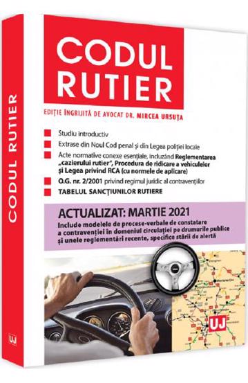 Codul rutier Act. martie 2021