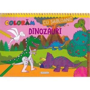 Coloram cu sabloane - Dinozauri