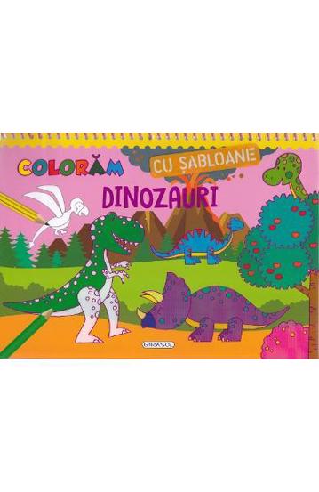 Coloram cu sabloane - Dinozauri