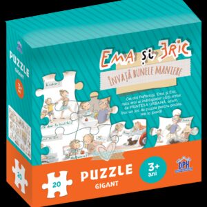 Ema si Eric invata bunele maniere - Puzzle gigant