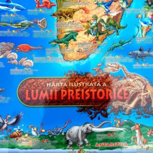 Harta ilustrata a lumii preistorice