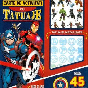 Marvel: Avengers. Carte de activitati cu tatuaje