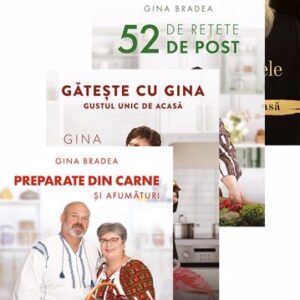 Pachet Gina Bradea - 3 Carti + Ingredientele care ne fac viața mai frumoasă