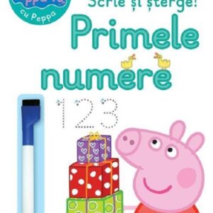 Peppa Pig: Scrie si sterge! Primele numere