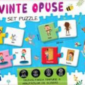 Puzzle 54 piese - Cuvinte opuse