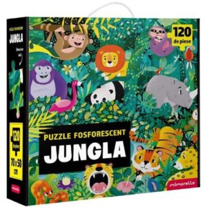 Puzzle fosforescent 120 piese. Jungla