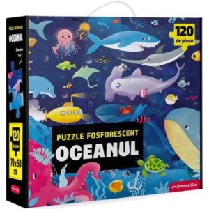 Puzzle fosforescent 120 piese. Oceanul