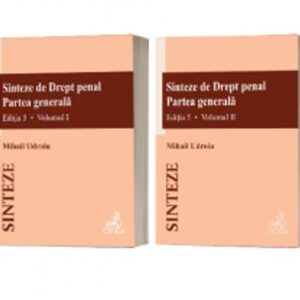 Sinteze de Drept penal. Partea generala Vol.1 + Vol.2 Ed.5