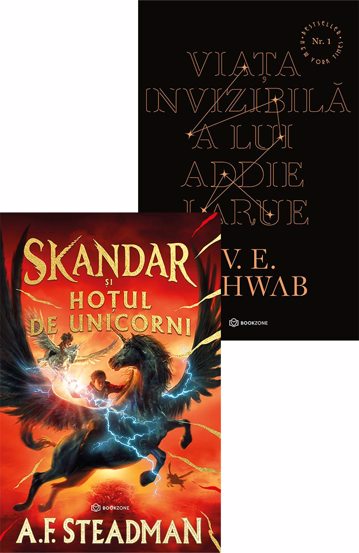 Skandar și hoțul de unicorni - Hardcover + Viata invizibila a lui Addie LaRue