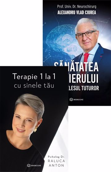 Terapie 1 la 1 cu sinele tău + Sănătatea creierului pe înțelesul tuturor